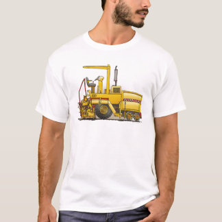 舗装機械メンズTシャツ Tシャツ
