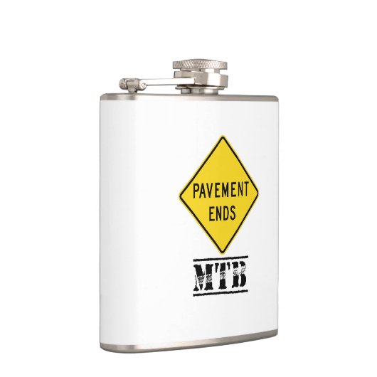 舗装端の山のサイクリング フラスク (右)