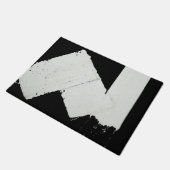 舗装道路のトラフィックのマーキングカッコいい線 – -おもしろい ドアマット (アングル)