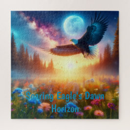 舞い上がるイーグルの夜明け地平線 ジグソーパズル