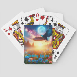 舞い上がるイーグルの夜明け地平線 トランプ