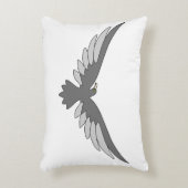 舞い上がるスカイバードピローお洒落 – 木綿雲 アクセントクッション (正面(垂直))