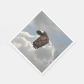 舞い上がるワシ スタンダードランチョンナプキン (角)