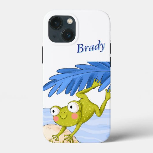 舞うカエルのアップルiPhone 13ミニケース Case-Mate iPhoneケース (裏面)