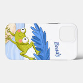 舞うカエルのアップルiPhone 13ミニケース Case-Mate iPhoneケース (裏面 (横))