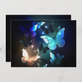 舞う夜の蝶 サンキューカード (正面/裏面)