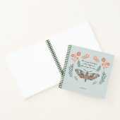 舞う瞬間：1年の蛾の魔法 ノートブック (内部)