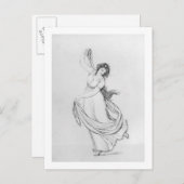 舞のミューズ、プレートVI「レディ・ハミルトンの態度」より ポストカード (正面/裏面)