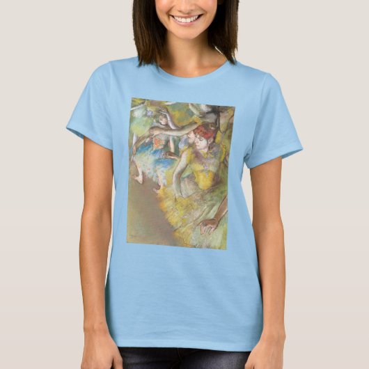 舞台のバレエダンサー(エドガール・デガ) Tシャツ (正面)