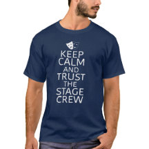 舞台スタッフを信じろTシャツ