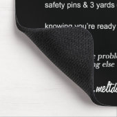 舞台主任のマウスパッド(黒) マウスパッド (コーナー)