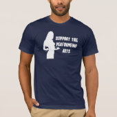 舞台芸術を支えて下さい Tシャツ (正面)