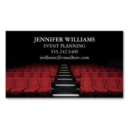 舞台芸術イベントプランナー又は映画館 マグネット名刺