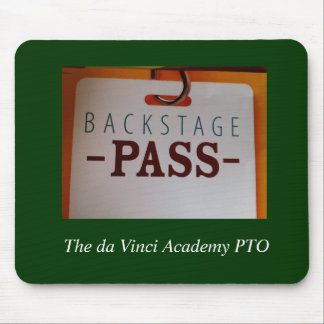 舞台裏のパスのマウスパッド マウスパッド