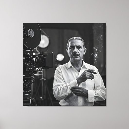 舞台裏、1920年代ナターシャ・アメリカ キャンバスプリント (正面)