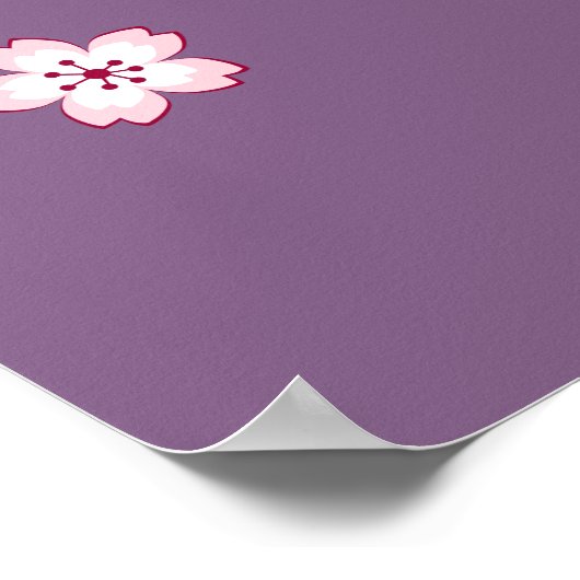 舞妓こけし人形 – 青い着物芸者ガール ポスター (角)