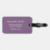 舞妓こけし人形 – 青い着物芸者ガール ラゲッジタグ (裏面横)