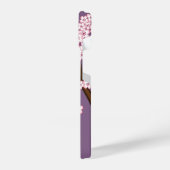 舞妓こけし人形 – 青い着物芸者ガール iPhoneケース (左側面)