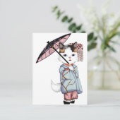 舞妓と芸者の日本フローティングワールド ポストカード (スタンド正面)