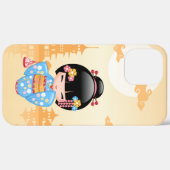 舞妓コケシ人形 - かわいい日本のお姫様 Case-Mate iPhoneケース (裏面 / 右)