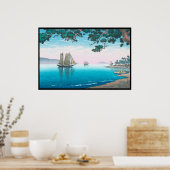 舞妓ビーチ土屋興一の水面新半賀 ポスター (キッチン)