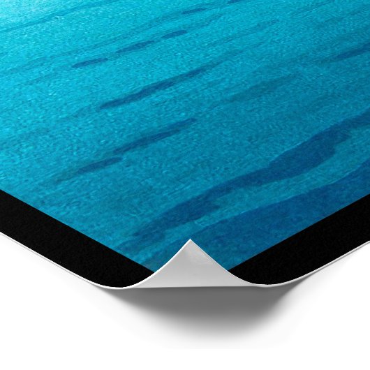 舞妓ビーチ土屋興一の水面新半賀 ポスター (角)