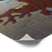 舞妓ビーチ播磨国歌川広重郵便局 ポスター (角)