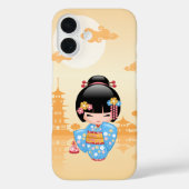 舞子こけし人形 – かわいい日本の芸者ガール Case-Mate iPhoneケース (裏面)