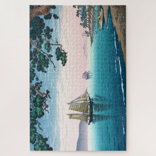 舞子ビーチby土屋興一 ジグソーパズル (縦)