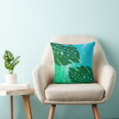 舞海ハワイアンモンステラリーフタイ – ダイレンド クッション (椅子)