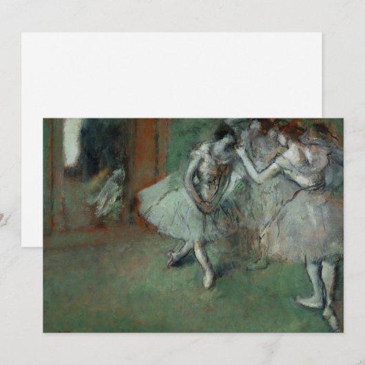 舞踊団 | Edgar Degas (正面/裏面)