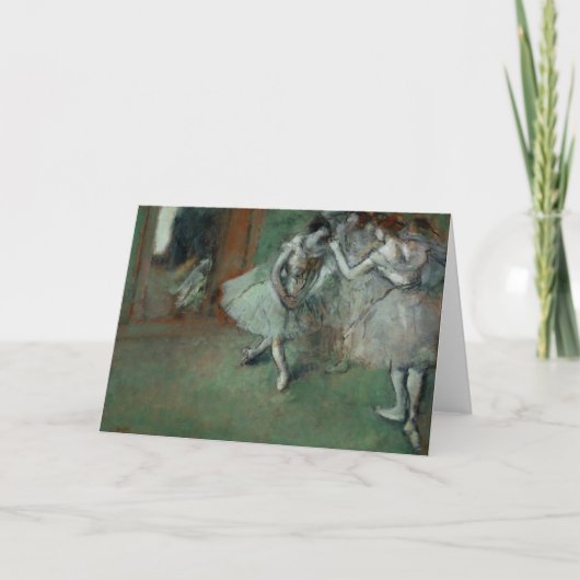 舞踊団 | Edgar Degas カード (正面)