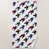 舞踊家 ビーチタオル (正面)