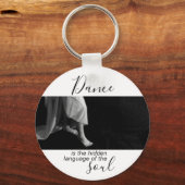 舞踊用のダンサーギフト先生 キーホルダー (正面)