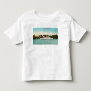 舟とのサクラメント川場面 トドラーTシャツ