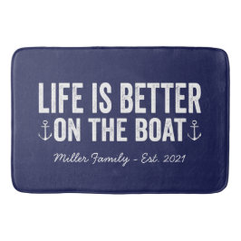 舟の姓で暮らす方が好い |海軍 バスマット