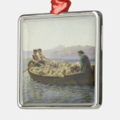 舟艇、1863年 メタルオーナメント (左)