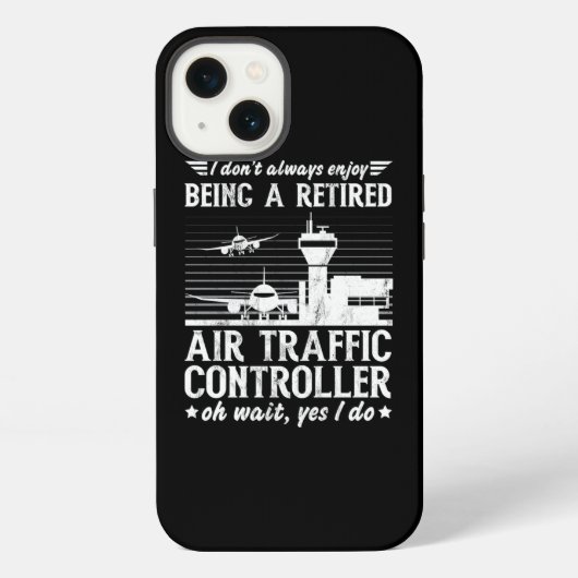 航おもしろい空交通管制局レーダー iPhoneケース (裏面)