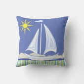 航海することを行こう クッション (裏面)