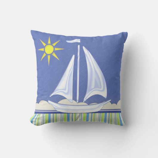航海することを行こう クッション (正面)