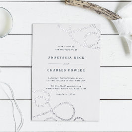 航海できる |ロ航海のープ結婚ズ 箔招待状