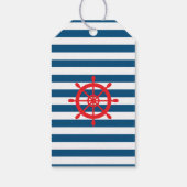 航海のありがとうラベルいかり ギフトタグ (裏面)