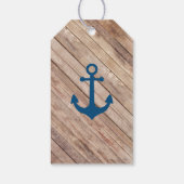 航海のありがとうラベルいかり ギフトタグ (裏面)