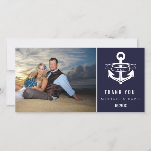 航海のありがとう |フォトカード サンキューカード (正面)