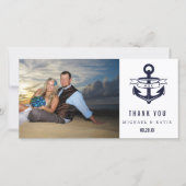 航海のありがとう |フォトカード サンキューカード (正面)
