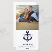 航海のありがとう |フォトカード サンキューカード (正面/裏面)