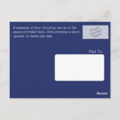 航海のいかりありがとう ポストカード (裏面)