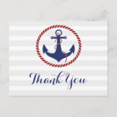 航海のいかりありがとう ポストカード (正面)