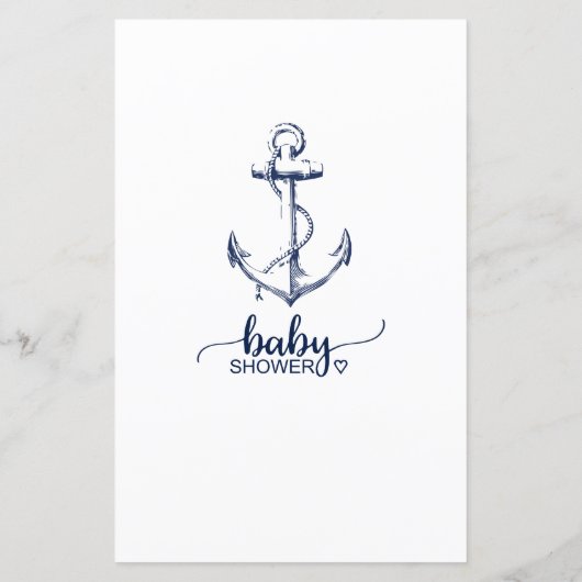 航海のいかりお母さん赤ちゃんシャワー最高のを知っている人 (裏面)