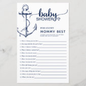 航海のいかりお母さん赤ちゃんシャワー最高のを知っている人 (正面)